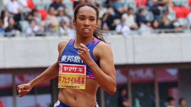 【第110回日本選手権】女子100m　予選3組