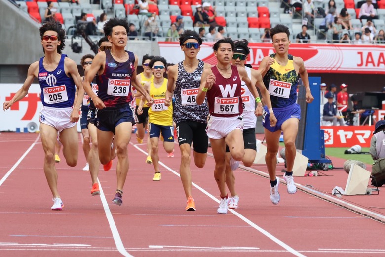 【第110回日本選手権】男子1500m 予選2組