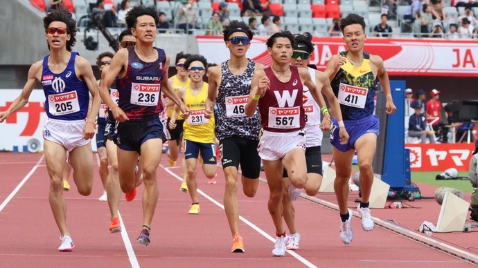 【第110回日本選手権】男子1500m　予選2組