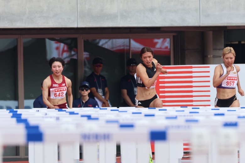 【第110回日本選手権】女子100mハードル 予選2組
