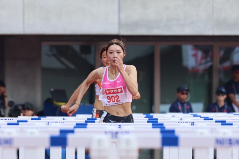 【第110回日本選手権】女子100mハードル 予選3組