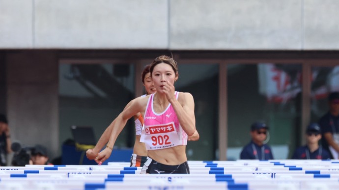 【第110回日本選手権】女子100mハードル　予選3組