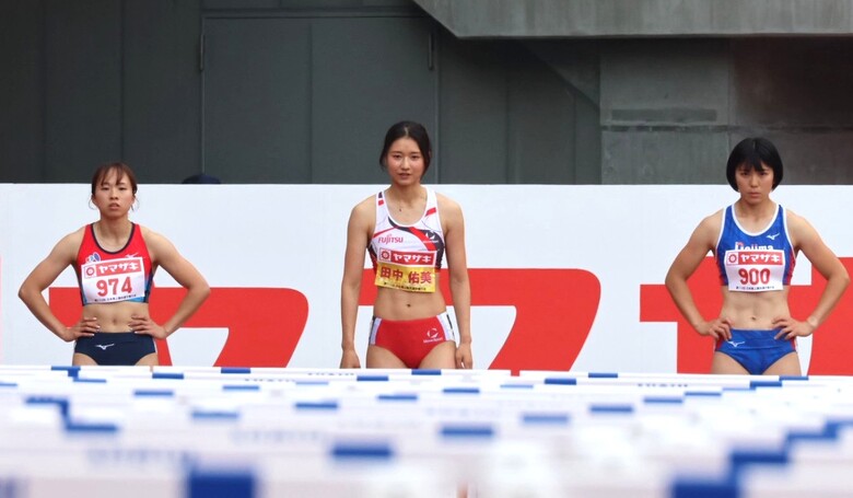 【第110回日本選手権】女子100mハードル 予選4組