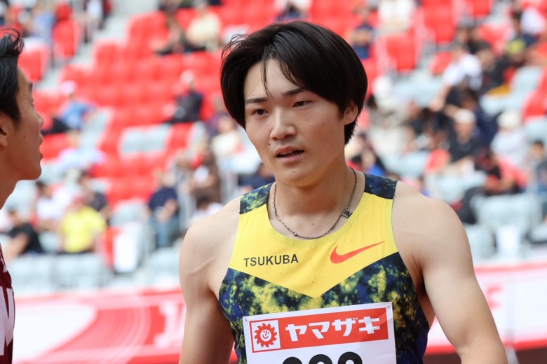 【第110回日本選手権】男子100m 予選1組
