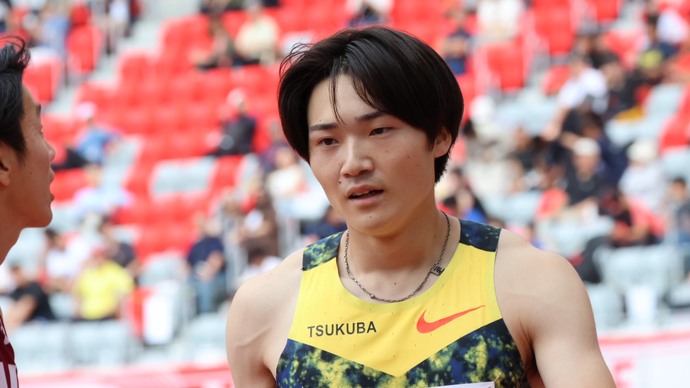 【第110回日本選手権】男子100m　予選1組