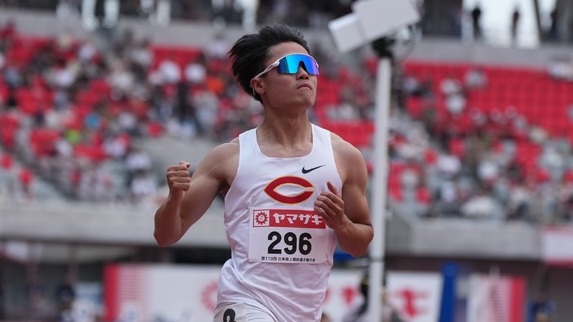 【第110回日本選手権】男子100m　予選2組