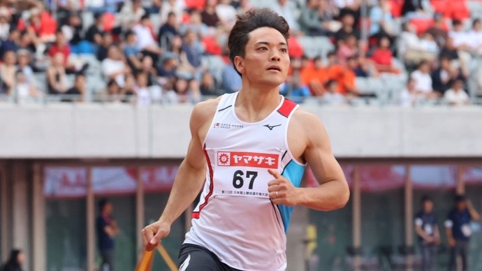 【第110回日本選手権】男子100m　予選4組