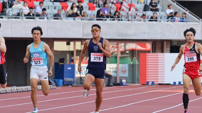 【第110回日本選手権】男子400m　予備予選1組