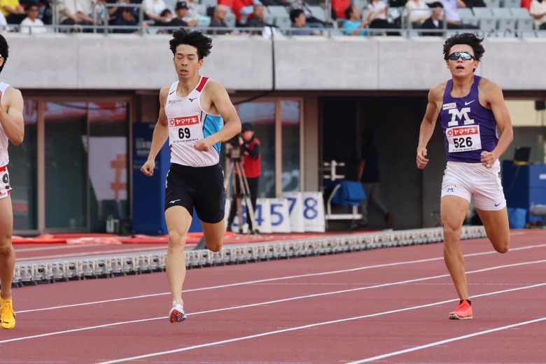 【第110回日本選手権】男子400m　予備予選3組