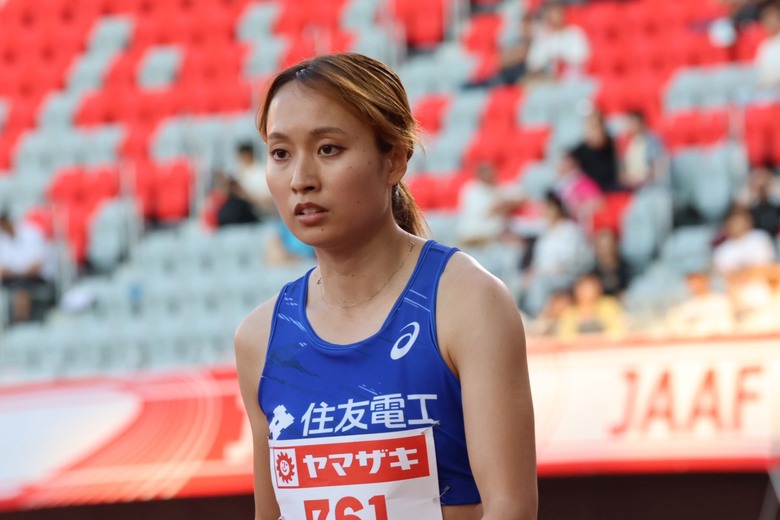 【第110回日本選手権】女子100m 準決勝1組