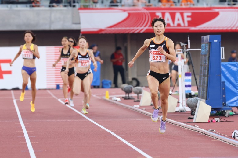 【第110回日本選手権】女子800m 予選2組