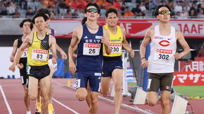 【第110回日本選手権】男子800m　予選3組