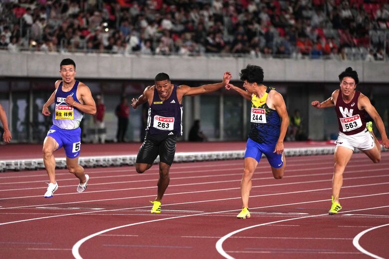 【第110回日本選手権】男子100m 準決勝3組