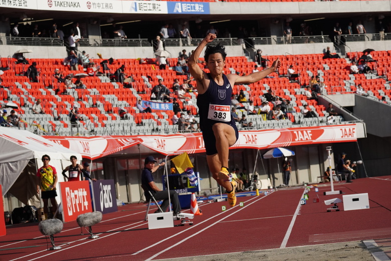 【第110回日本選手権】男子三段跳 決勝:宮尾真仁が優勝で、アジア大会日本代表に内定!