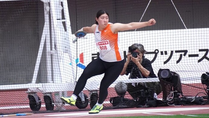 【第110回日本選手権】女子円盤投　決勝：齋藤真希（太平電業・東京）が優勝