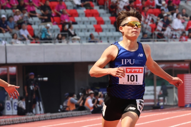 【第110回日本選手権】男子200m 予備予選2組