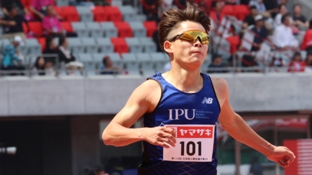 【第110回日本選手権】男子200m　予備予選2組