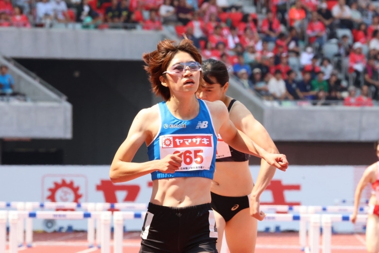 【第110回日本選手権】女子400mハードル 予選1組