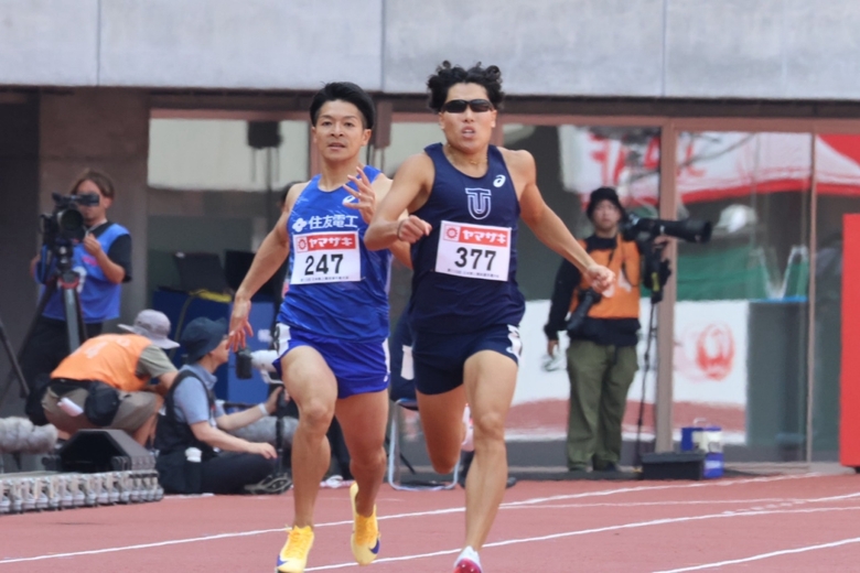 【第110回日本選手権】男子400m 予選2組