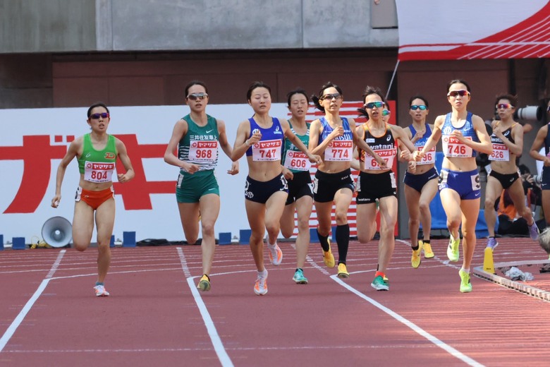 【第110回日本選手権】女子1500m 予選1組