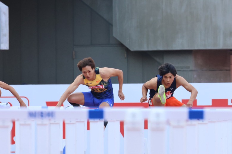 【第110回日本選手権】男子110mハードル 予選1組