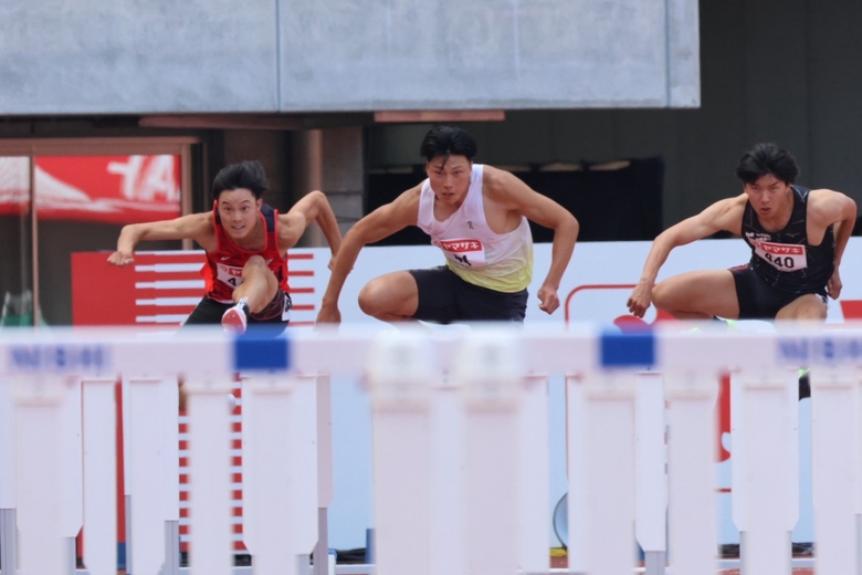 【第110回日本選手権】男子110mハードル 予選2組