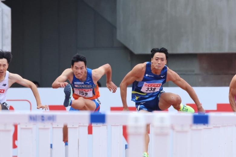 【第110回日本選手権】男子110mハードル 予選3組