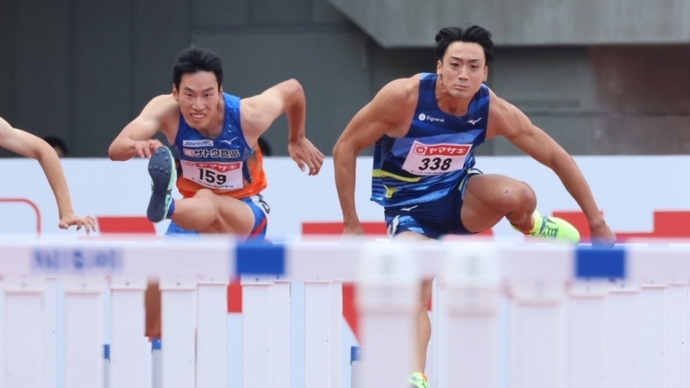 【第110回日本選手権】男子110mハードル　予選3組