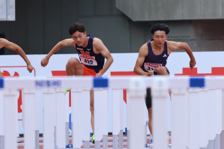 【第110回日本選手権】男子110mハードル 予選4組