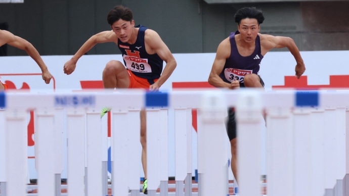 【第110回日本選手権】男子110mハードル　予選4組