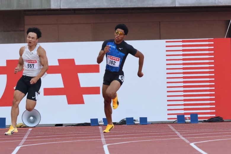【第110回日本選手権】男子200m　予選2組