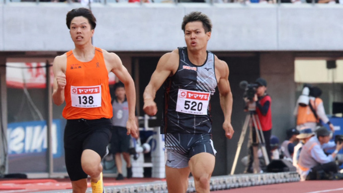 【第110回日本選手権】男子200m　予選3組