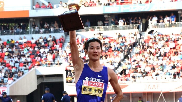 【第110回日本選手権】男子800m　決勝：萬野七樹（関西大・大　阪）が初優勝でアジア大会に内定