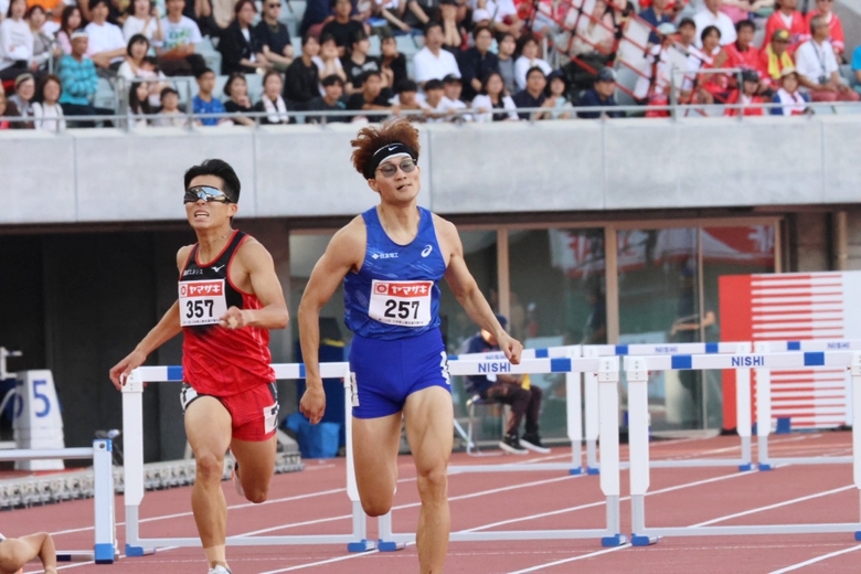 【第110回日本選手権】男子400mハードル　予選1組