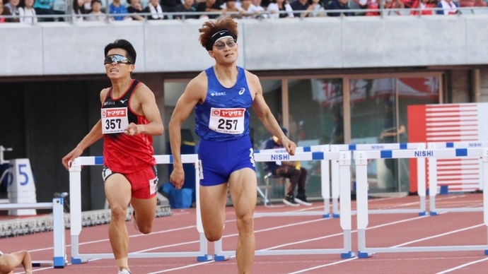 【第110回日本選手権】男子400mハードル　予選1組