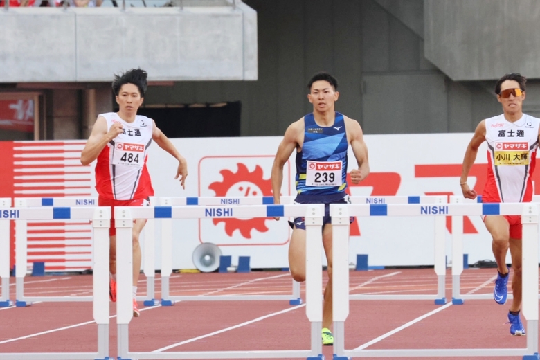 【第110回日本選手権】男子400mハードル 予選3組