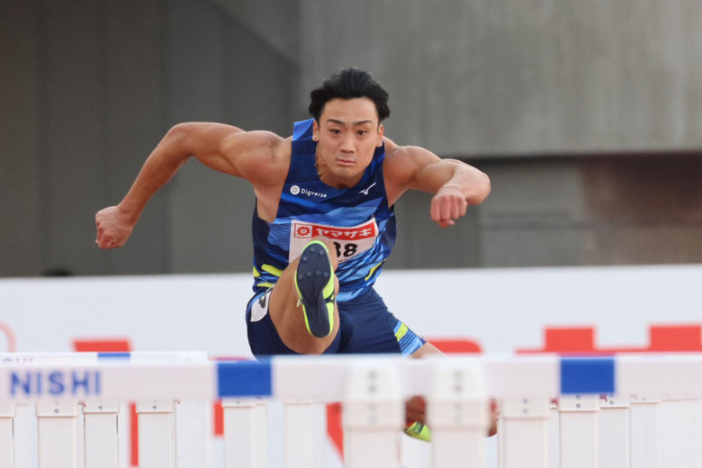 【第110回日本選手権】男子110mハードル 準決勝1組