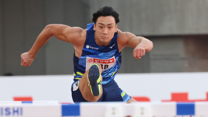 【第110回日本選手権】男子110mハードル　準決勝1組
