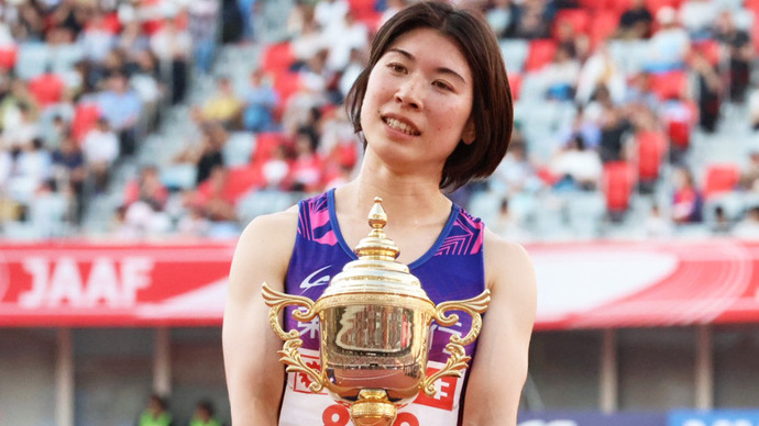 【第110回日本選手権】女子400m　決勝：松本奈菜子（東邦銀行・福　島）が2年ぶり4度目の日本一に輝く