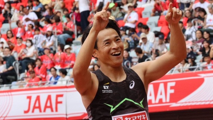 【第110回日本選手権】男子デフ100m　オープン