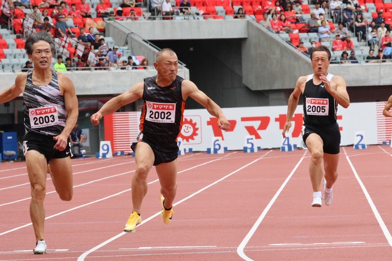 【第110回日本選手権】男子マスターズ100m オープン
