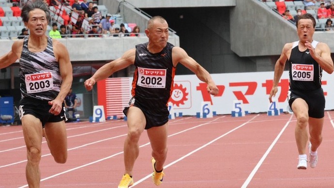 【第110回日本選手権】男子マスターズ100m　オープン