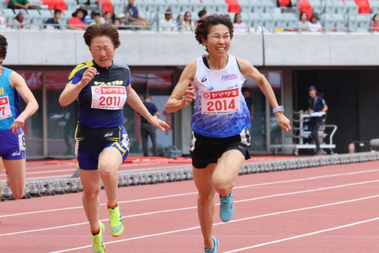 【第110回日本選手権】女子マスターズ100m オープン