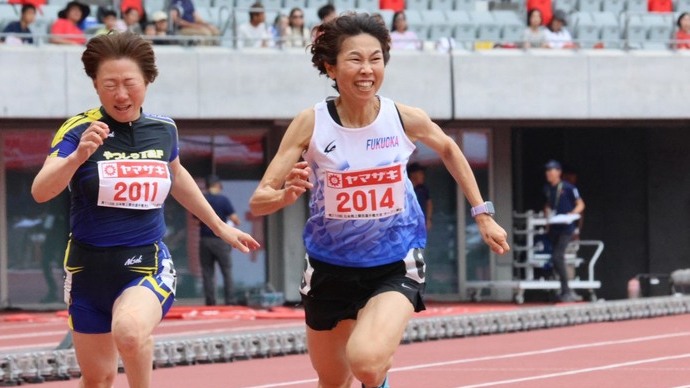 【第110回日本選手権】女子マスターズ100m　オープン