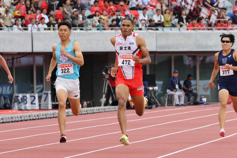【第110回日本選手権】男子400m 決勝:日本記録保持者の中島佑気ジョセフが盤石のレース運びで頂点に返り咲く。