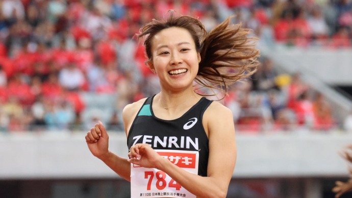【第110回日本選手権】女子400mハードル　決勝：終盤の競り合いを制して青木穂花が初優勝！