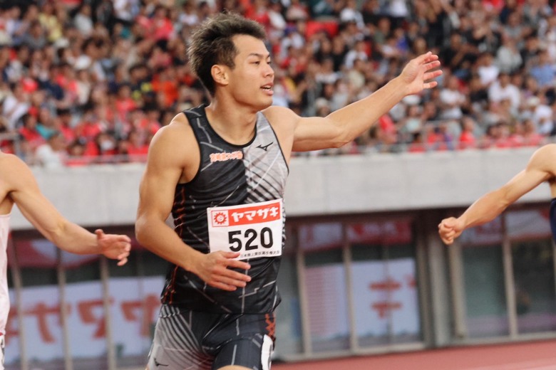 【第110回日本選手権】男子200m 決勝:水久保漱至が初優勝!力強い走りで頂点に立つ。