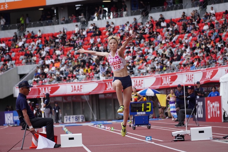 【第110回日本選手権】女子三段跳 決勝:船田茜理が初優勝!