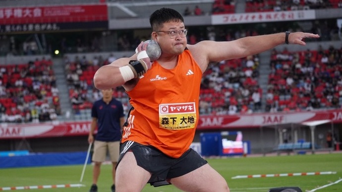 【第110回日本選手権】男子砲丸投　決勝：森下大地が自己ベストを更新し、2連覇達成！
