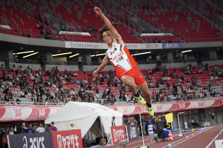 【第110回日本選手権】男子走幅跳 決勝:橋岡選手2年ぶりの優勝